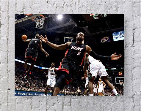 Buy Lebron James Dwyane Wade Nba Standard Size Inches By Inches