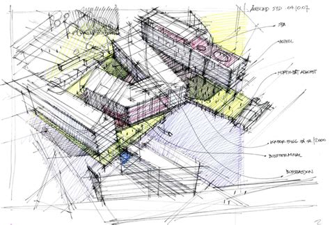 Sketchbook Architizer Architecture Concept Drawings Conceptual
