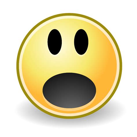 Download High Quality Surprised Emoji Clipart Feeling Scared