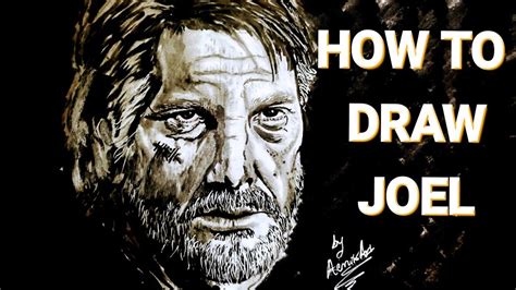 How To Draw Joel The Last Of Us 2 Speed Drawing Youtube