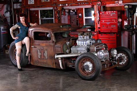 Hot Rod Custom And Classic Car Babes Page