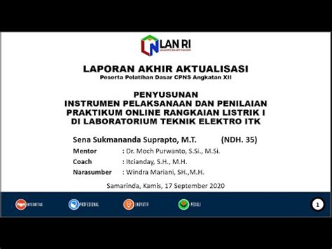 Informasi yang diunggah lewat situs resmi kementerian atr/bpn ini menegaskan, pelamar yang dinyatakan lulus seleksi penerimaan cpns akan. Laporan Aktualisasi Cpns Kementerian Atr - Lowongan cpns ...