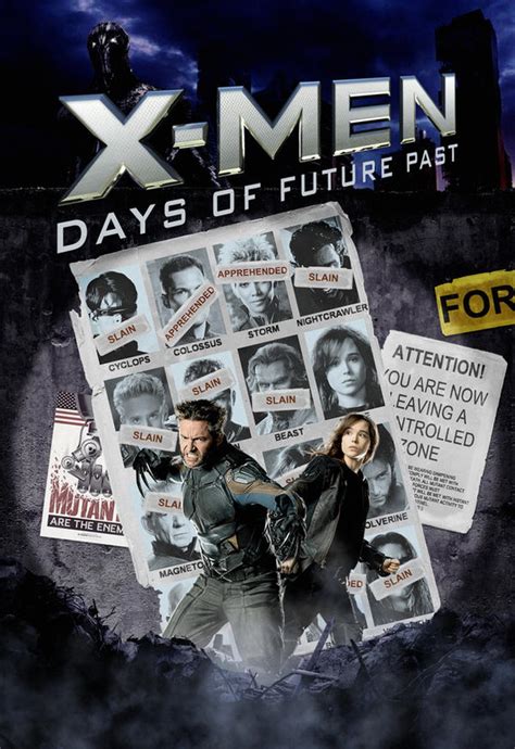 X Men Days Of Future Past Comic Style Poster By Guhndoi On Deviantart
