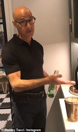 stanley tucci drives fans wild as he makes a cocktail in a masterclass best world news