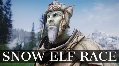 Skyrim Mods Snow Elf Race Mod The Ancient Falmer Youtube