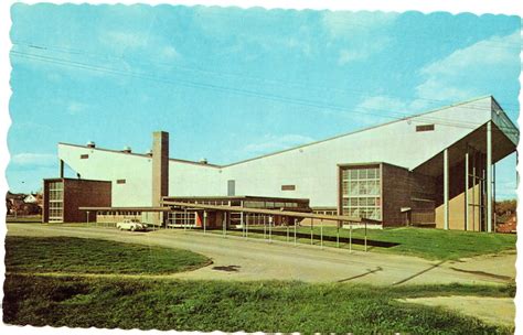 Bangor Municipal Auditorium M 4107 30603 B Stadium Postcards