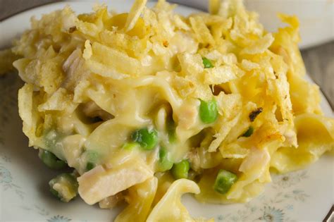 Add the onions and cook until the onions start to soften, about 3 to 4 minutes. Mom's Tuna Casserole with Crumbled Potato Chips