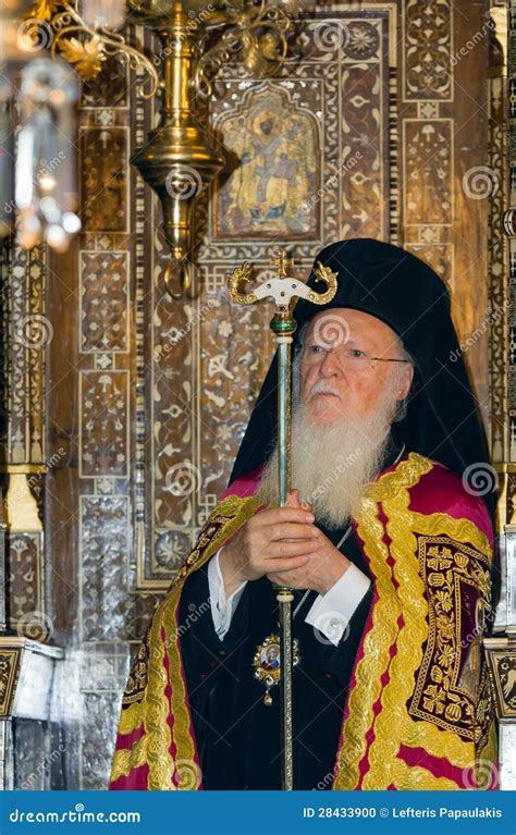Bartholomew I Ecumenical Patriarch Of Constantinople Editorial Image