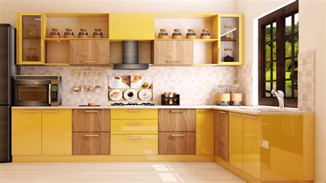 L Shaped Modular Kitchen Designs And Layouts By Scale Inch Youtube