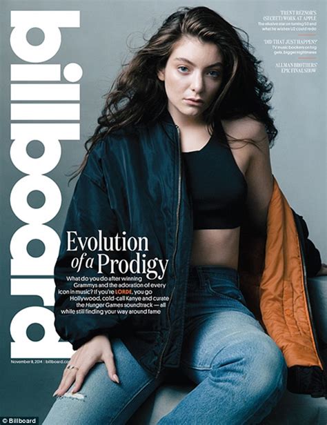 Lorde Reveals High School Ordeal As She Graces The Cover Of Billboard Magazine Daily Mail Online