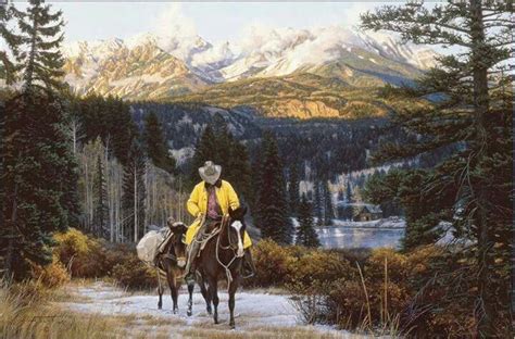 Where The Mountains Reach The Sky Western Artwork Western Paintings