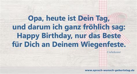 Maybe you would like to learn more about one of these? Geburtstagswünsche & Sprüche für Opa zum Geburtstag