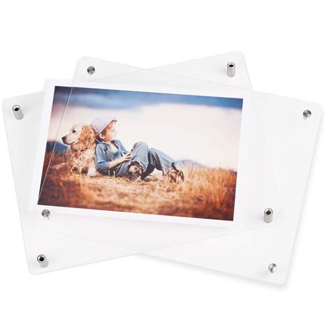 Buy Scribble Acrylic Wall Mounted Floating Picture Frame 14 X 11