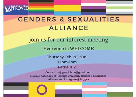 Genders And Sexualities Alliance Heritage University