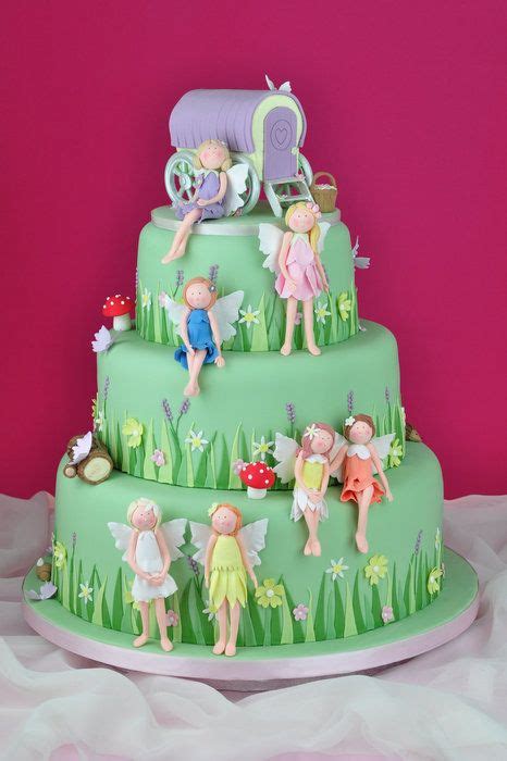 Flower Fairies Fairy Birthday Cake Fairy Princess Cake Fairy Cakes