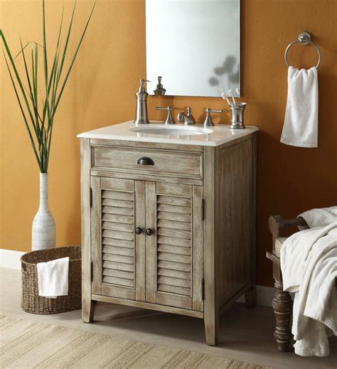 Here's a few of my favorite examples, with a few tip: 25 Rustic Bathroom Vanities to Make Your Bathroom look ...