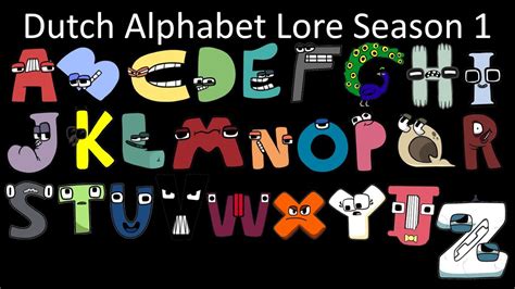 Dutch Alphabet Lore Season 1 The Fully Completed Series Njsaurus