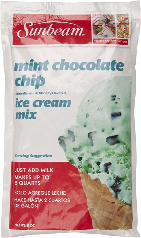 Sunbeam Frsb11 8mcc Mint Chocolate Chip Ice Cream Mix Home