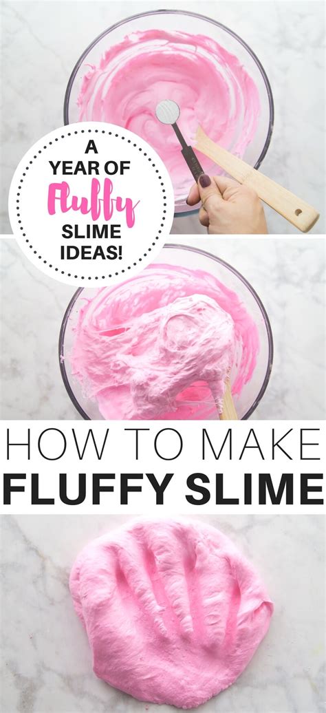 Fluffy Slime Recipe Little Bins For Little Hands