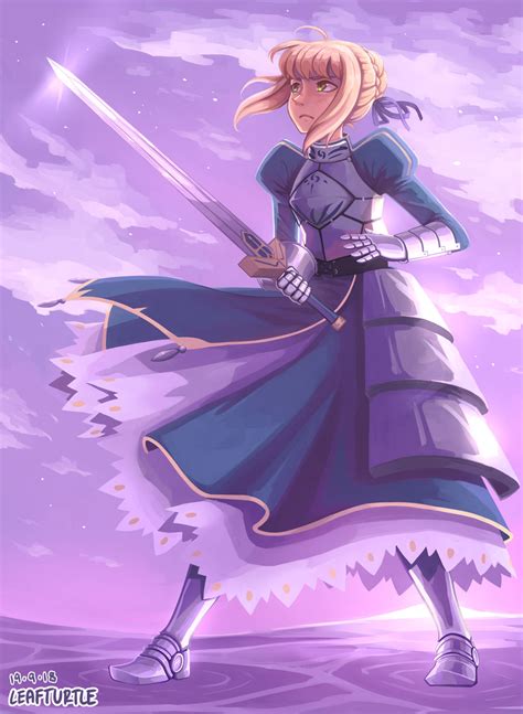 Fatezero Saber By Leafturtle On Deviantart