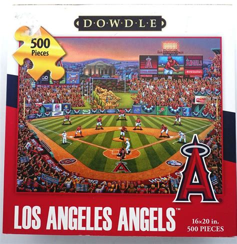 Jigsaw Puzzle 500 Pc Eric Dowdle Folk Los Angeles Angels Baseball