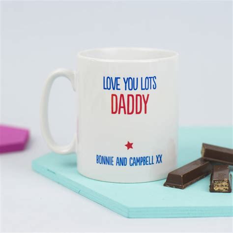 Personalised Love You Lots Daddy Mug By Xoxo
