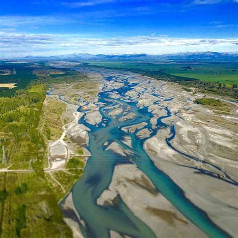 Waimakariri River Near Christchurch New Zealand Instagram