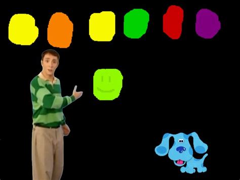 Blues Clues Colors Everywhere Book Steves Version 3