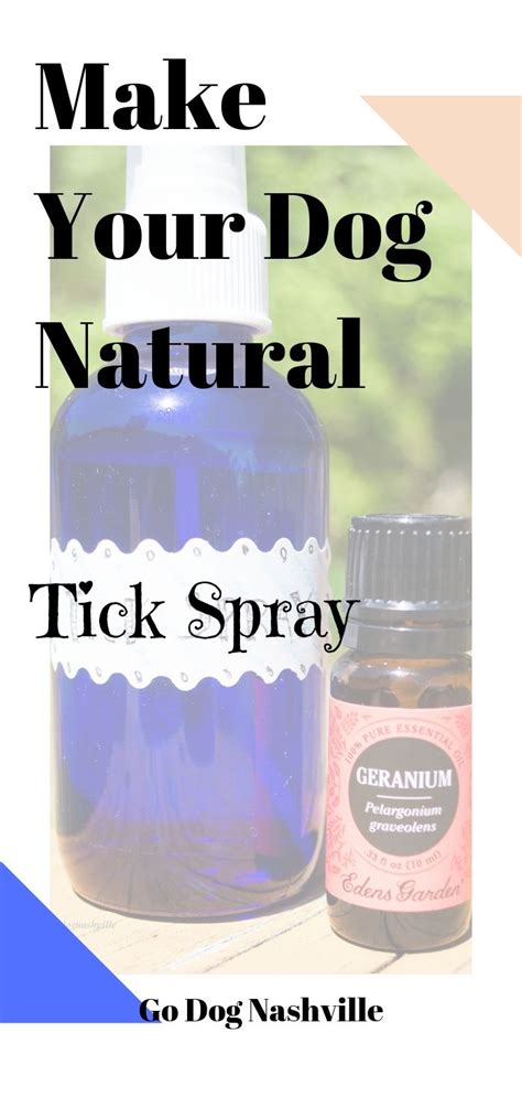 Making A Homemade Natural Tick Repellent Spray With Images Natural
