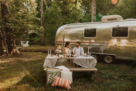 Post Elopement Airstream Wedding Session Wandering Weddings