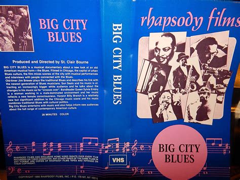 Jp Big City Blues Vhs Big City Blues Dvd