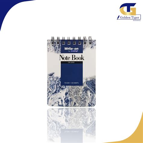 Campap Notebook Cw2200 A7 70g 50sheets Golden Tiger Stationery Store