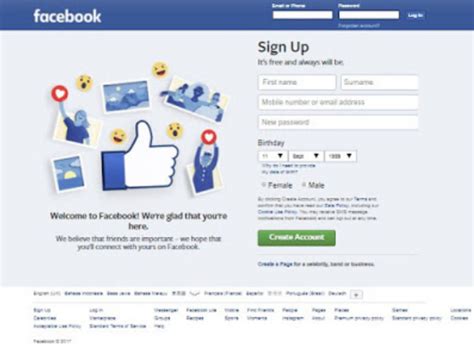 Old Facebook Login Home Page Enspirer Facebook