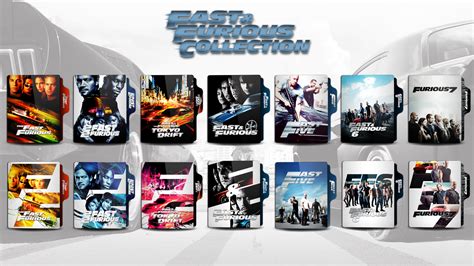 Fast And Furious Collection Folder Icon By Faelpessoal On