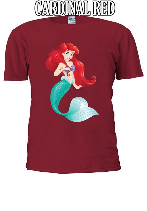 Disney Princess Ariel Little Mermaid T Shirt T Shirt Tshirt Etsy Uk