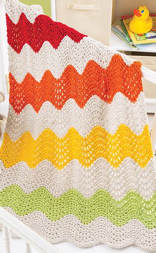 Ravelry Ripple Stripe Blanket Pattern By Kcn Design Team
