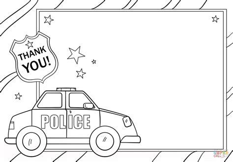 Free Printable Thank You Cards For Police Officers