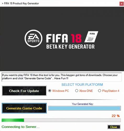 FIFA Cd Key Generator Free Serial Key For FIFA