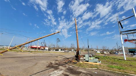 Mississippi Tornado Path Hits Amory Ms Water Treatment Plant