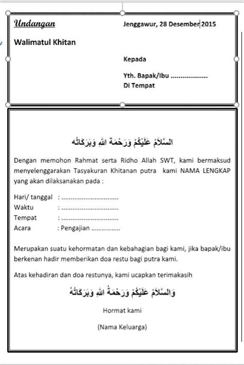Contoh Layang Ulem Resmi Bahasa Jawa – Studyhelp