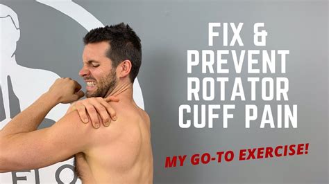 Fix Rotator Cuff Pain With This Simple Exercise Youtube