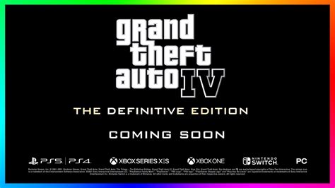 Its Happening Grand Theft Auto Iv Remastered The Definition Edition