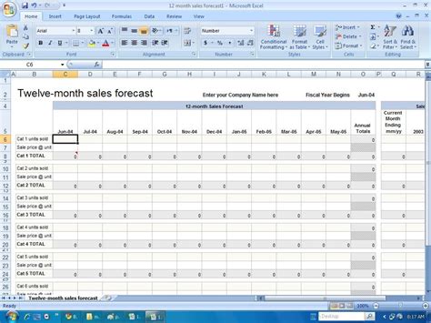 Even as your sales forecast spreadsheet will use information from previous events to forecast the future, you will also. Example Of Sales Forecast Spreadsheet Template Monthly | Pianotreasure with 12 Month Sales ...
