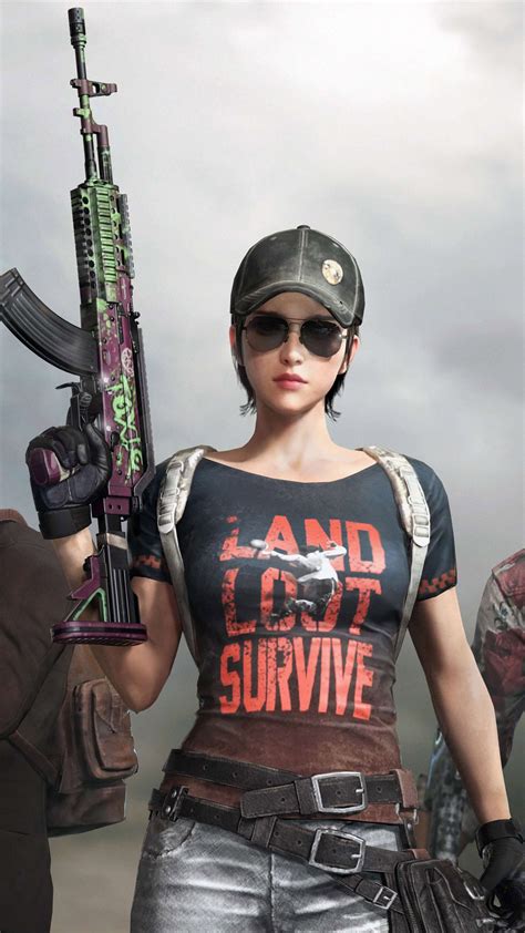 Pubg Girl With Gun Survivor Pass 4k Ultra Hd Mobile Wallpaper Pubg