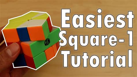 How To Solve The Square 1 No Long Algorithms Easiest Tutorial Youtube