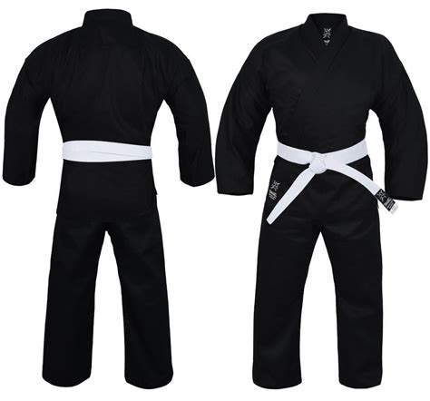 The judogi was developed by kano jigoro, the founder of judo. YAMASAKI PRO BLACK KARATE UNIFORM (10oz)