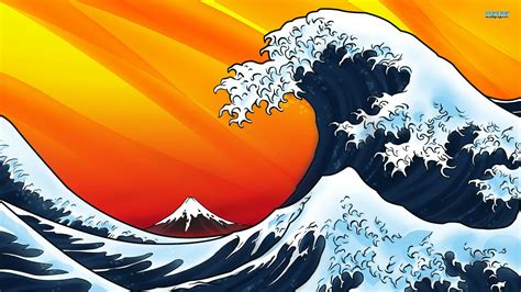 Japanese Wave Wallpaper 50 Images