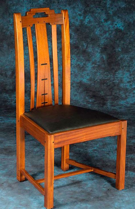 Greene & greene server woodworking plan from wood magazine. Gamble House Chairs - FineWoodworking