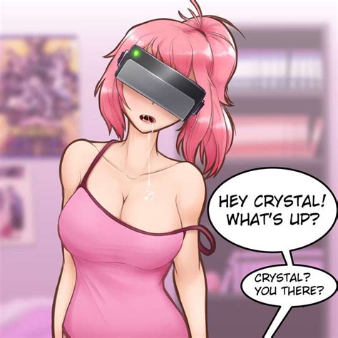 rule 34 big breasts comic crystal lewd zko dialogue drool drooling drooling on tits hypnosis