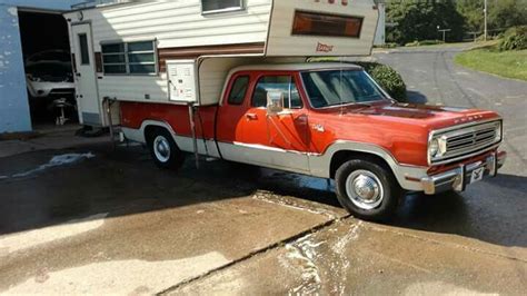 I Love Dodge Trucks With A Camper Is Added Bonus Classic Campers